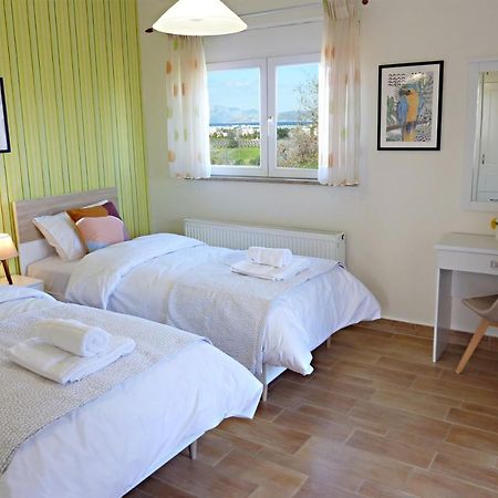 Panoramic Sea View Villa 4 Min To Beach Тигаки Экстерьер фото