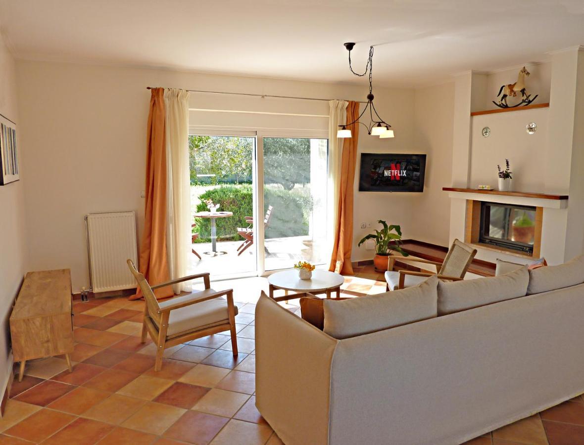 Panoramic Sea View Villa 4 Min To Beach Тигаки Экстерьер фото