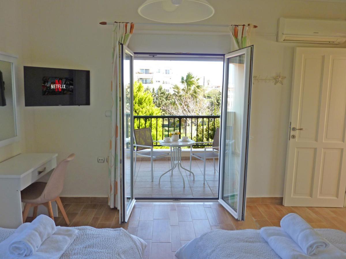Panoramic Sea View Villa 4 Min To Beach Тигаки Экстерьер фото