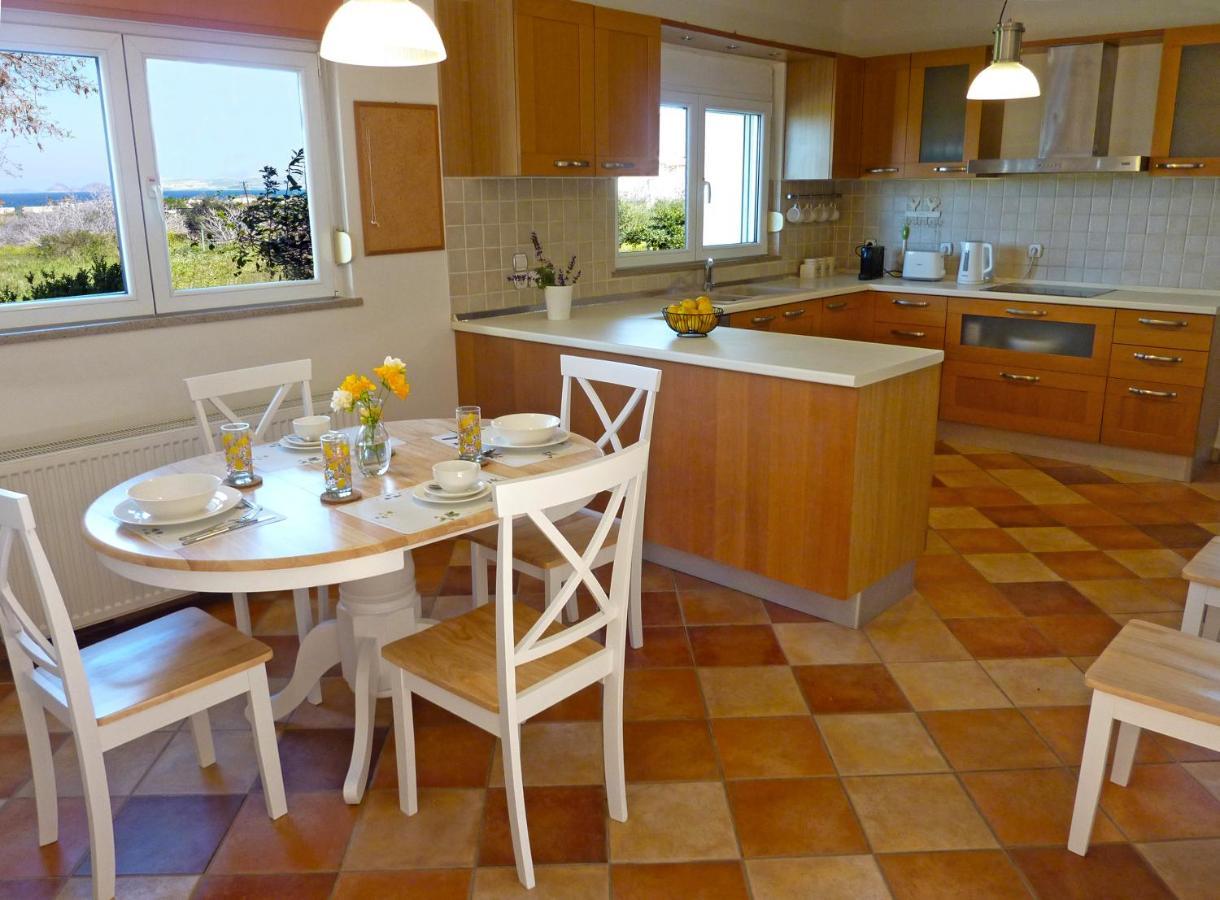 Panoramic Sea View Villa 4 Min To Beach Тигаки Экстерьер фото